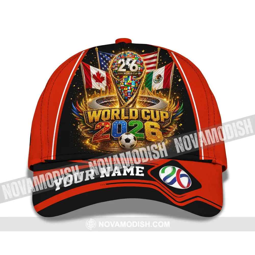Personalized Cap Customized World Cup 2026 Classic Cap - CLASSIC CAP / UNIVERSAL FIT - Cap