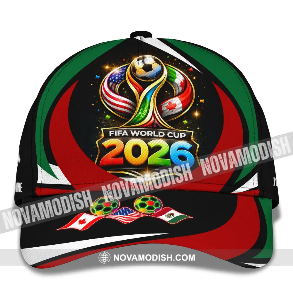 Personalized Cap Customized World Cup 2026 Classic Cap - CLASSIC CAP / UNIVERSAL FIT - Cap