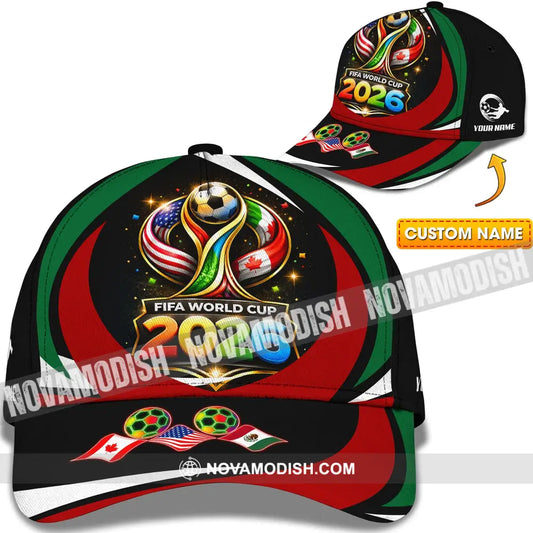 Personalized Cap Customized World Cup 2026 Classic Cap - CLASSIC CAP / UNIVERSAL FIT - Cap
