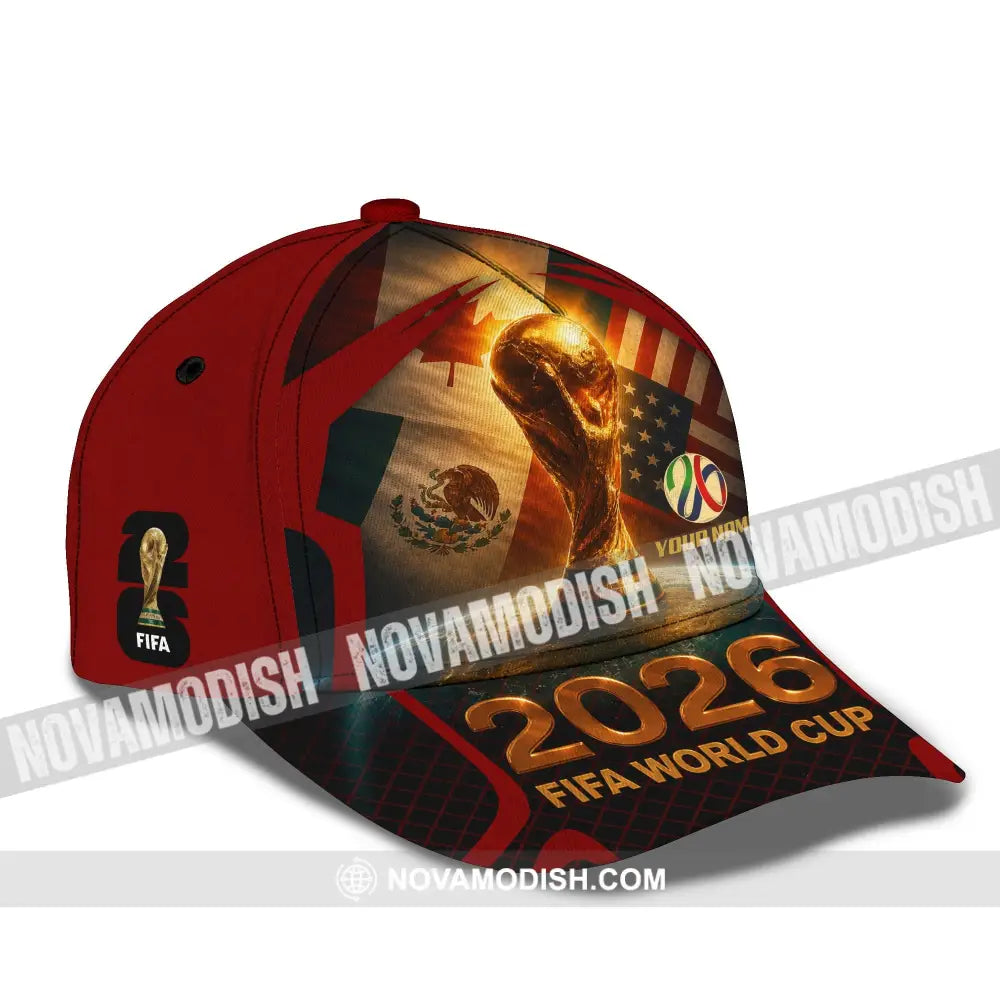Personalized Cap Customized World Cup 2026 Classic Cap - CLASSIC CAP / UNIVERSAL FIT - Cap