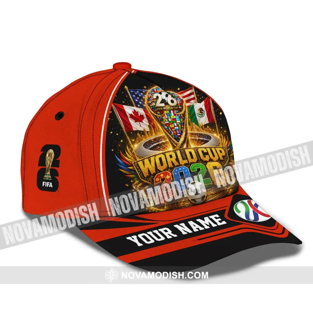 Personalized Cap Customized World Cup 2026 Classic Cap - CLASSIC CAP / UNIVERSAL FIT - Cap
