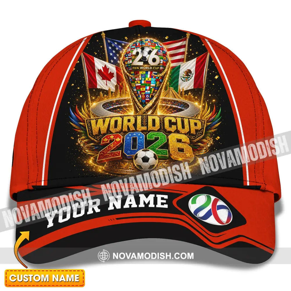 Personalized Cap Customized World Cup 2026 Classic Cap - CLASSIC CAP / UNIVERSAL FIT - Cap