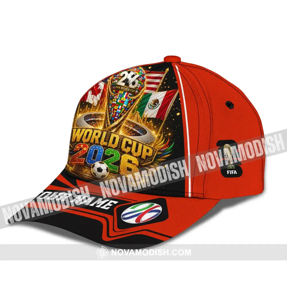 Personalized Cap Customized World Cup 2026 Classic Cap - CLASSIC CAP / UNIVERSAL FIT - Cap