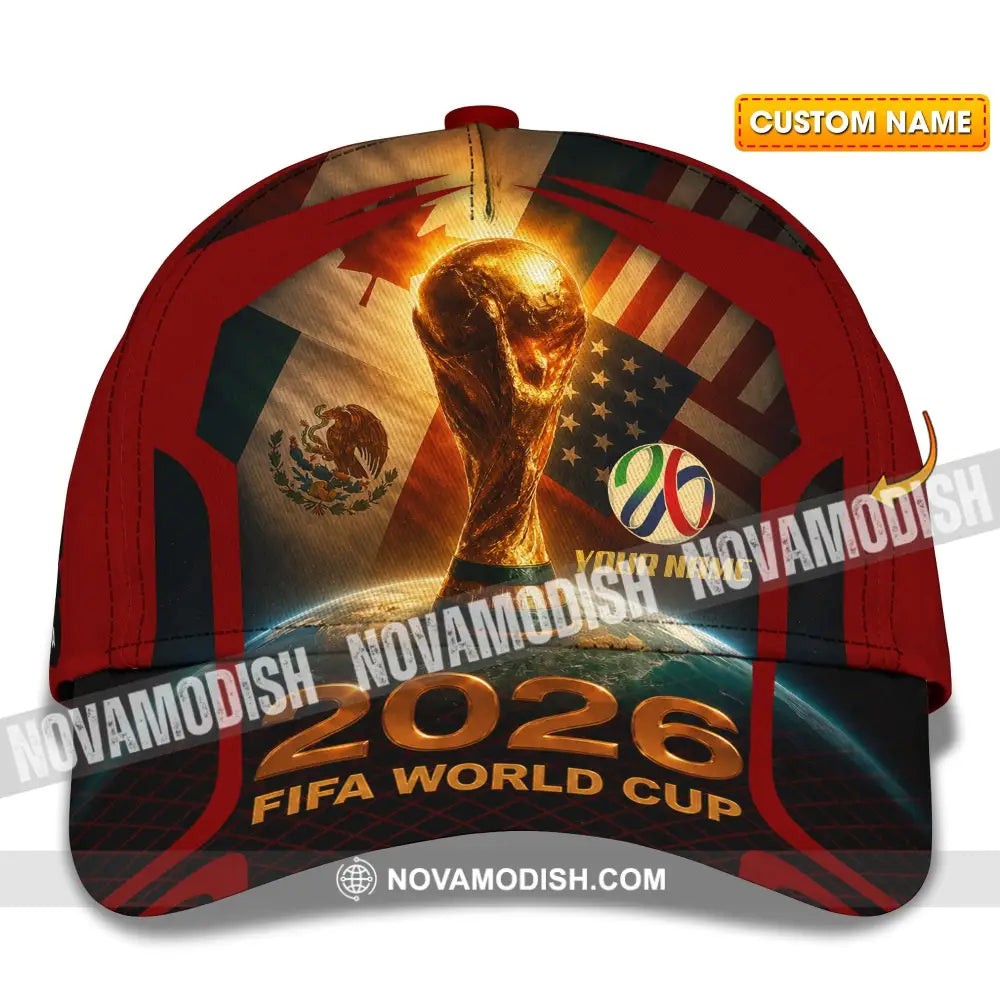 Personalized Cap Customized World Cup 2026 Classic Cap - CLASSIC CAP / UNIVERSAL FIT - Cap