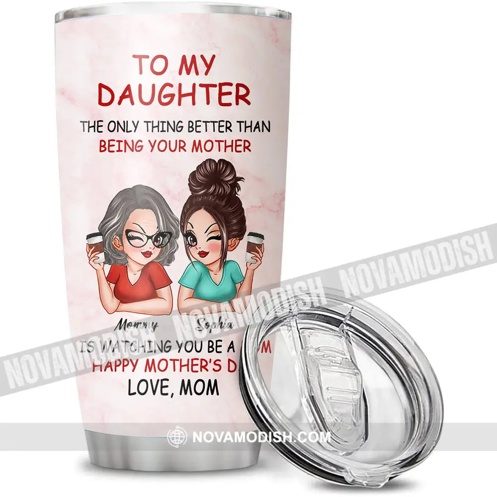 Personalized Tumbler - To My Daughter Custom Appearance And Names Gift Idea For Mother’s Day T-Shirt