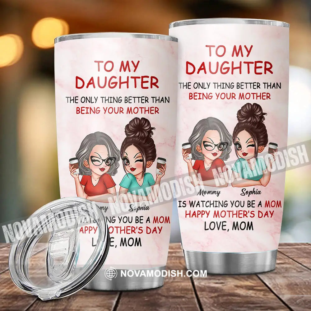 Personalized Tumbler - To My Daughter Custom Appearance And Names Gift Idea For Mother’s Day T-Shirt