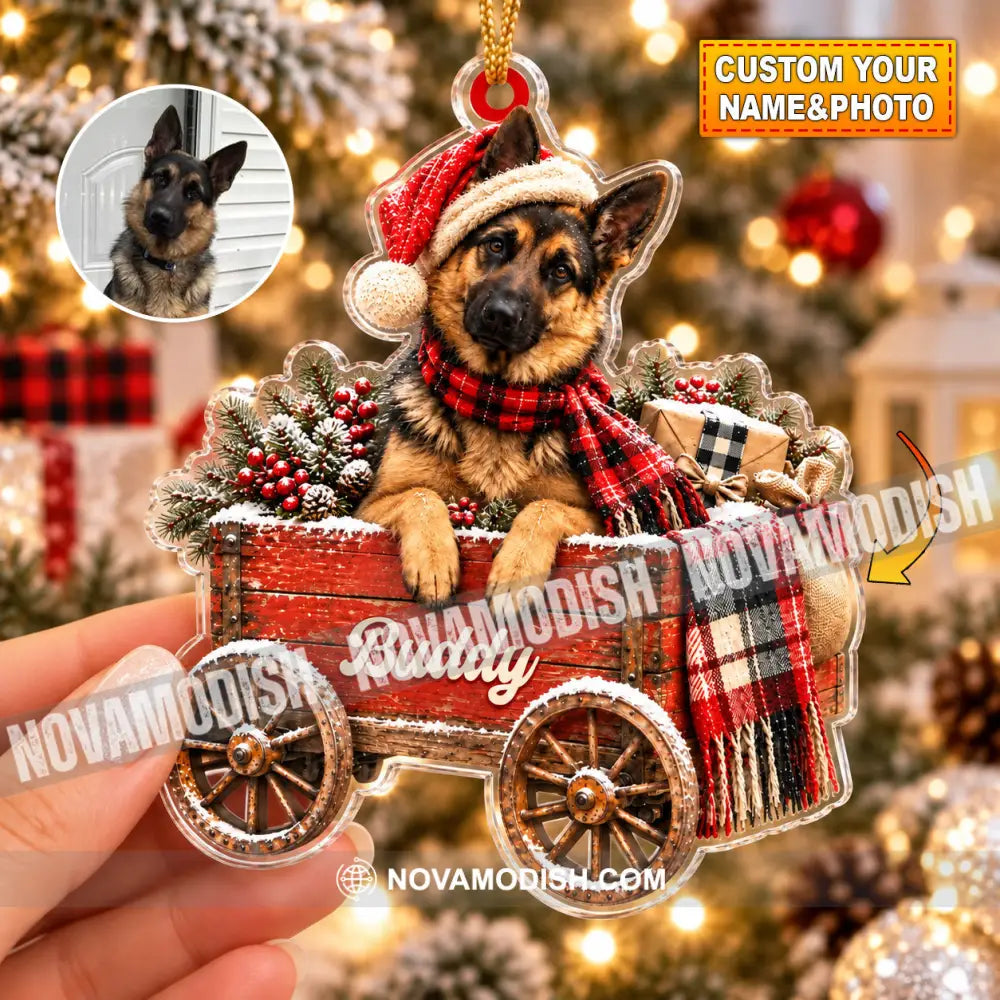 Pet Lover Home Decor Christmas Ornament Personalized Ornament - 3.54’’ / 1 Ornament - Ornament