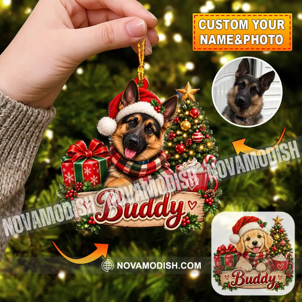 Pet Lover Home Decor Christmas Ornament Personalized Ornament - 3.54’’ / 1 Ornament - Ornament