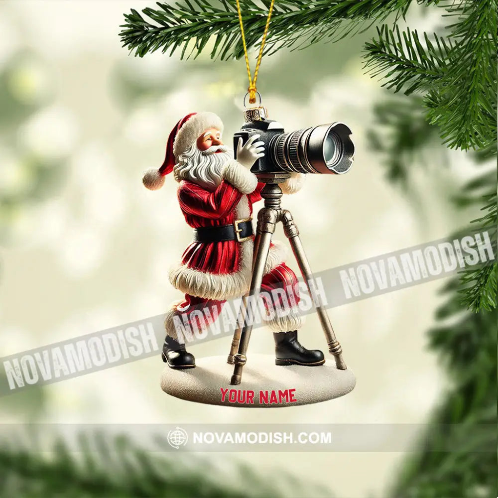 Photographer Christmas Home Decor Ornament Personalized