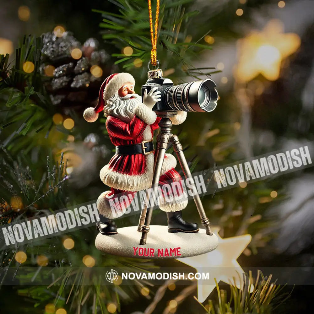 Photographer Christmas Home Decor Ornament Personalized