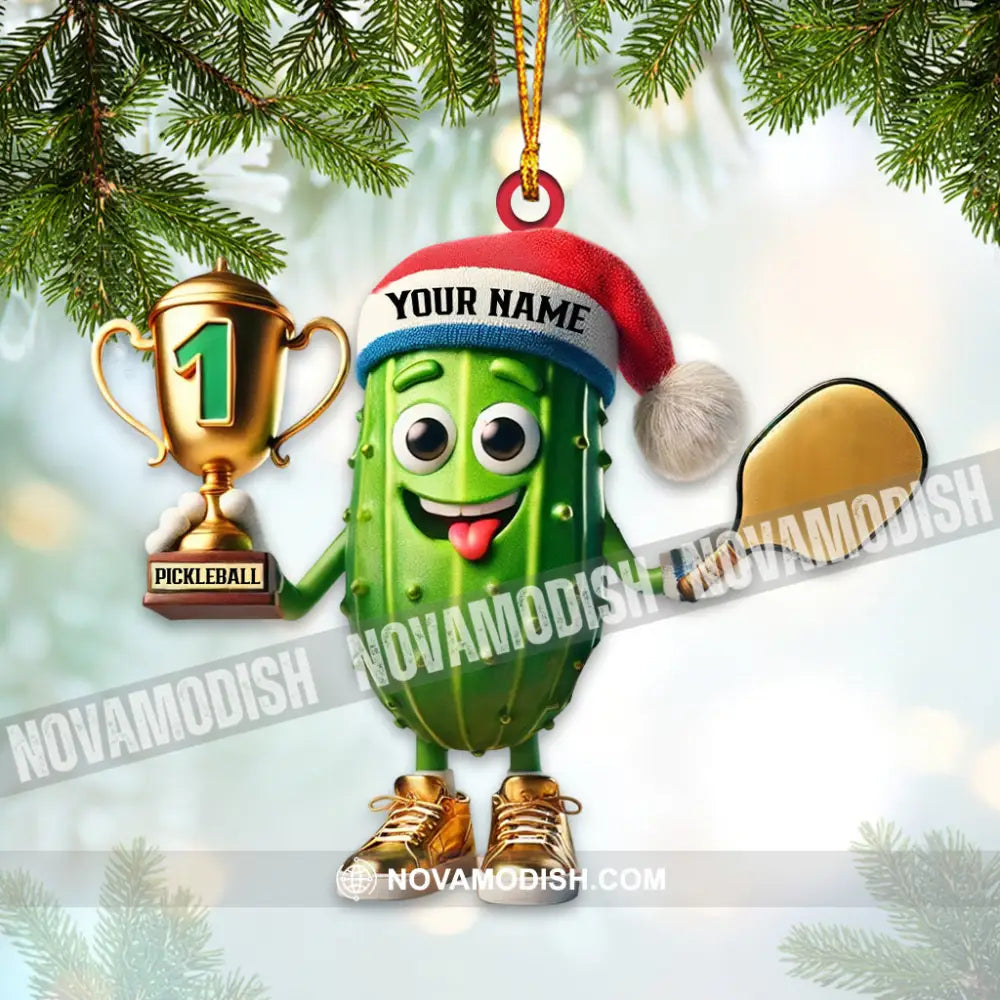 Pickleball Champion Home Decor Christmas Ornament Personalized