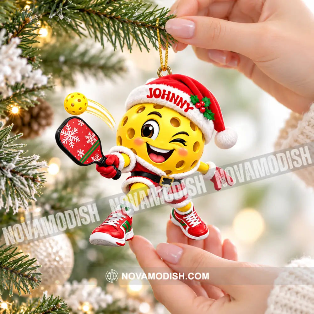 Pickleball Home Decor Christmas Ornament Personalized Ornament - Ornament