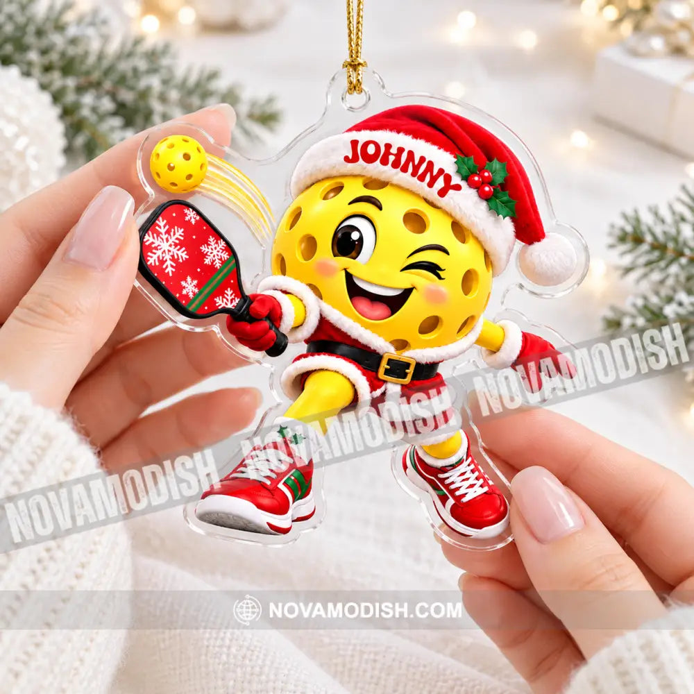 Pickleball Home Decor Christmas Ornament Personalized Ornament - Ornament