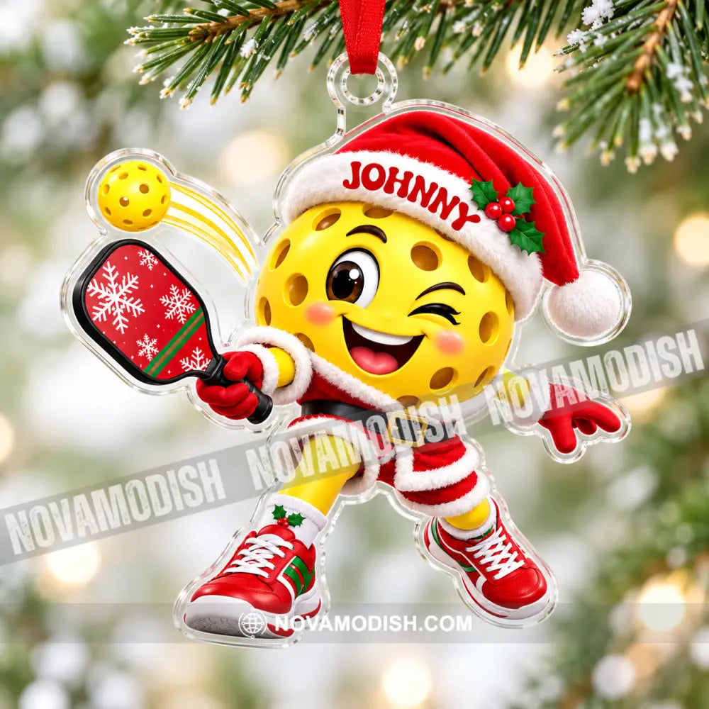 Pickleball Home Decor Christmas Ornament Personalized Ornament - Ornament