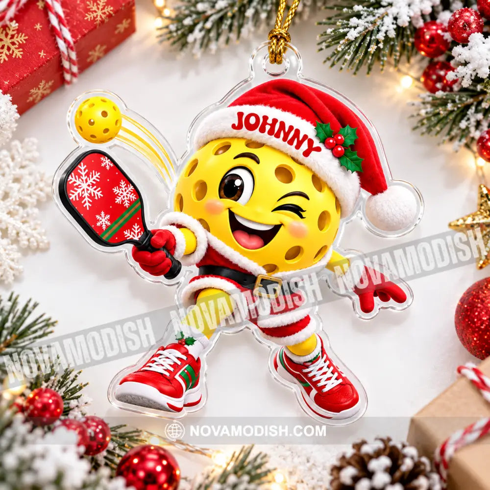 Pickleball Home Decor Christmas Ornament Personalized Ornament - Ornament