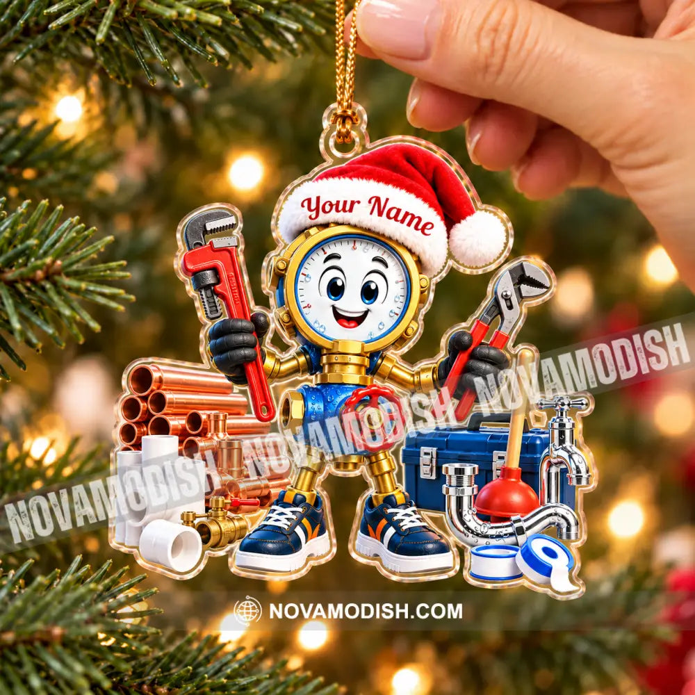 Plumber Home Decor Christmas Ornament Personalized Ornament - Ornament