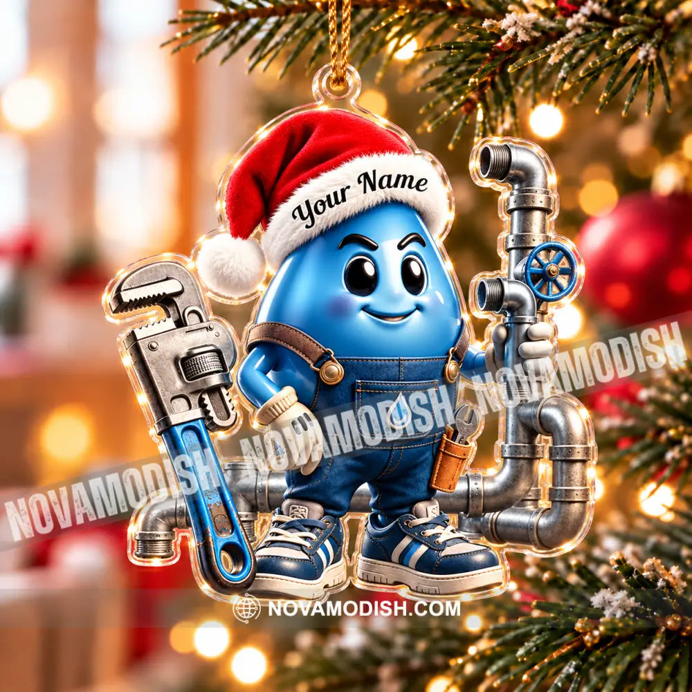 Plumber Home Decor Christmas Ornament Personalized Ornament - Ornament