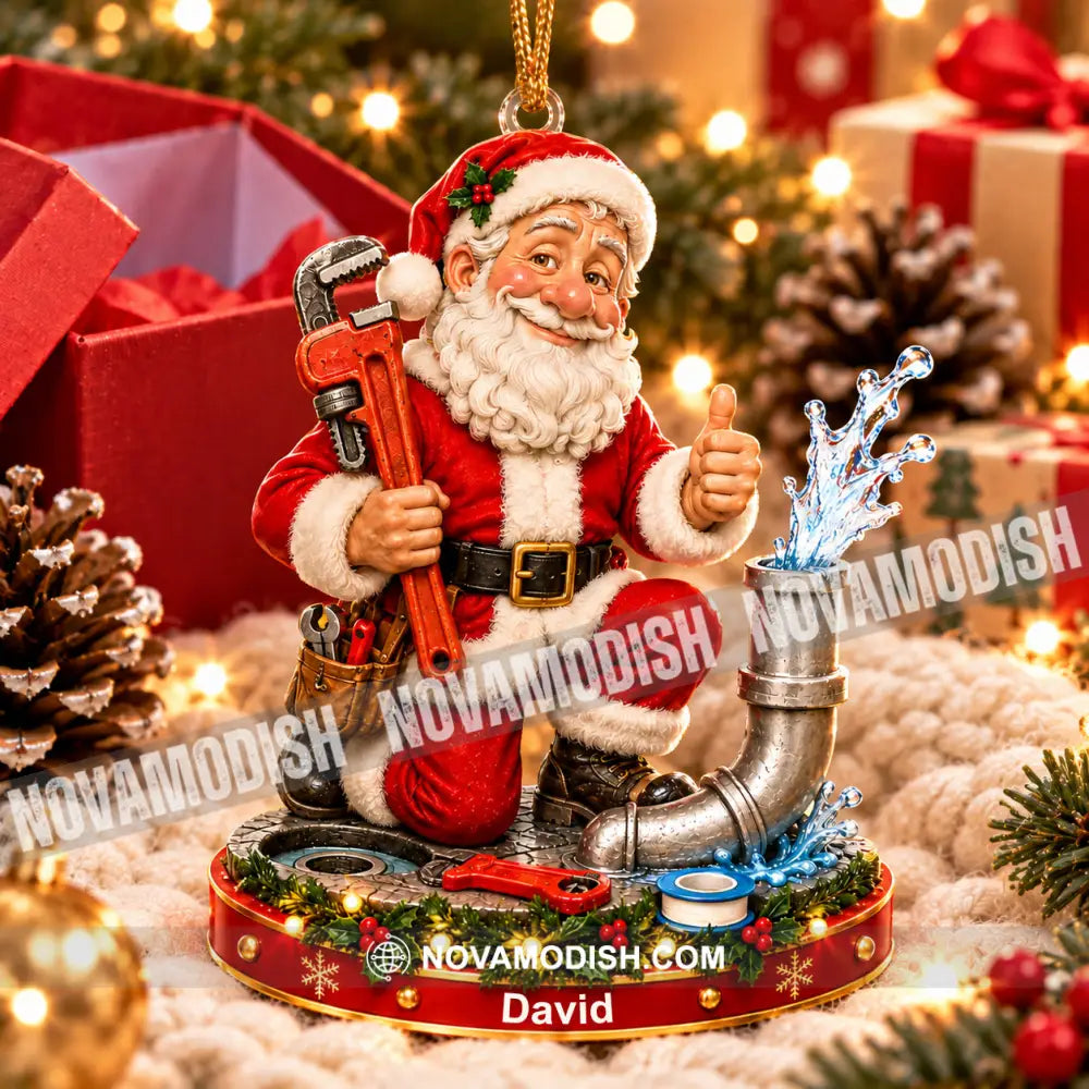 Plumber Home Decor Christmas Ornament Personalized Ornament - Ornament