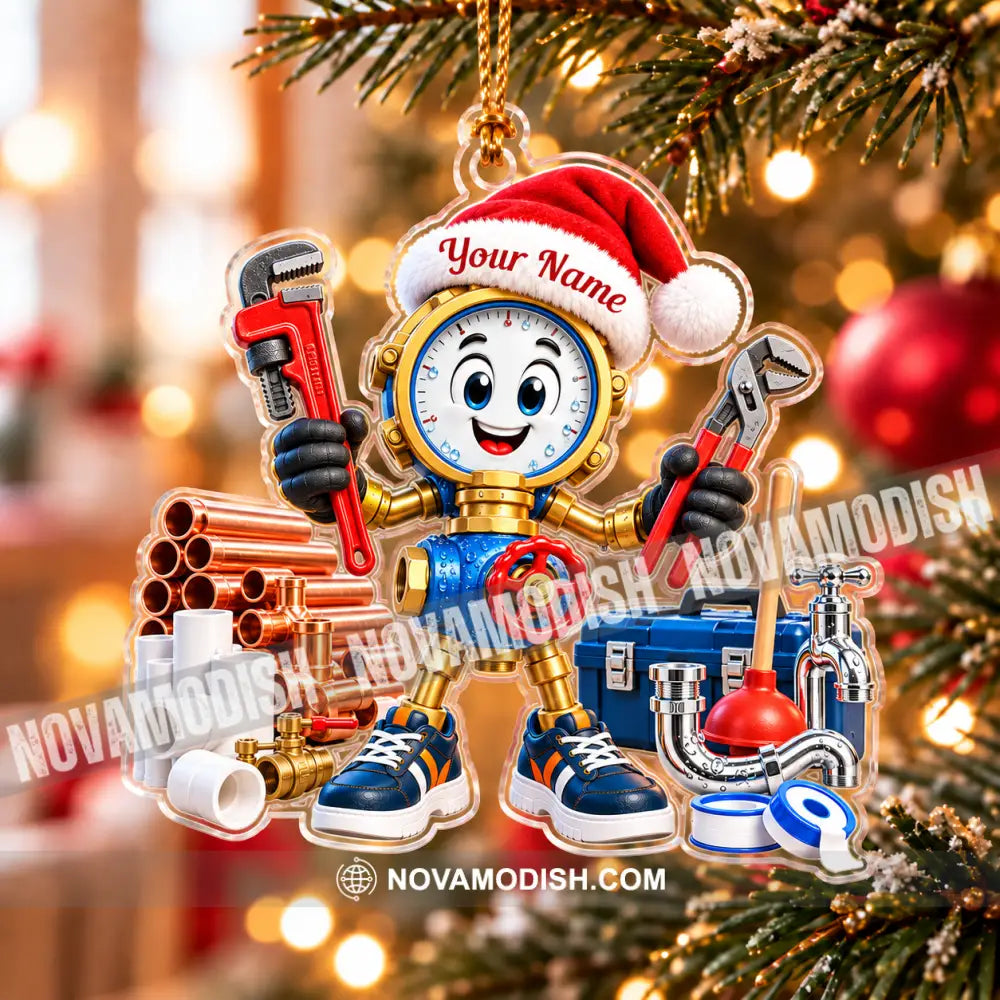 Plumber Home Decor Christmas Ornament Personalized Ornament - Ornament