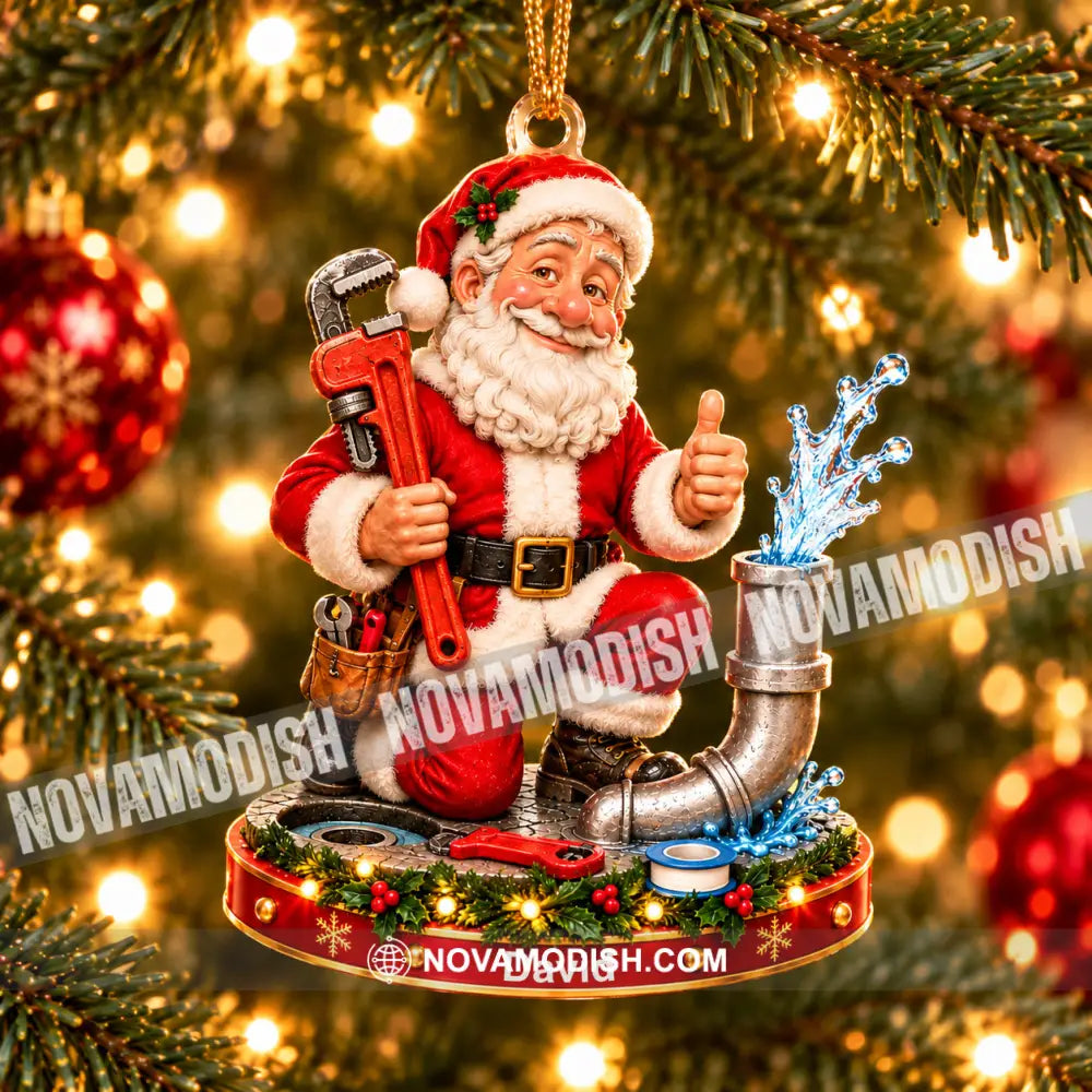 Plumber Home Decor Christmas Ornament Personalized Ornament - Ornament