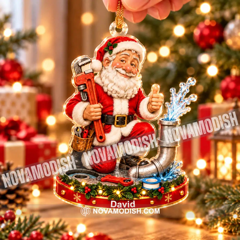 Plumber Home Decor Christmas Ornament Personalized Ornament - Ornament
