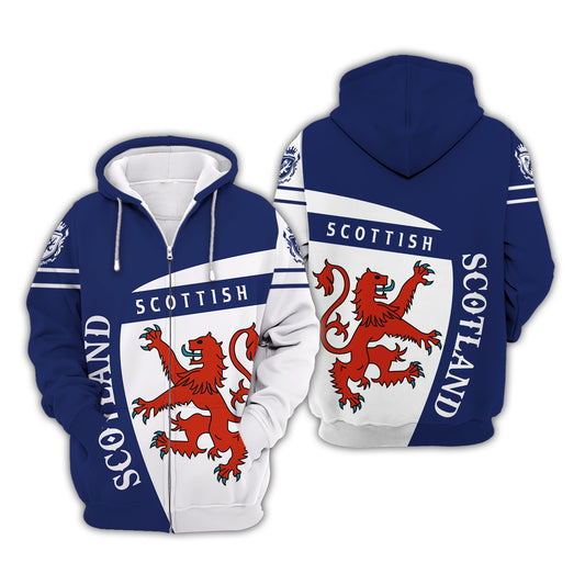 Unisex Shirt, Custom Name Scotland Shirt, Scottish Polo, Scotland T-Shirt, Gift for Scotland Lover