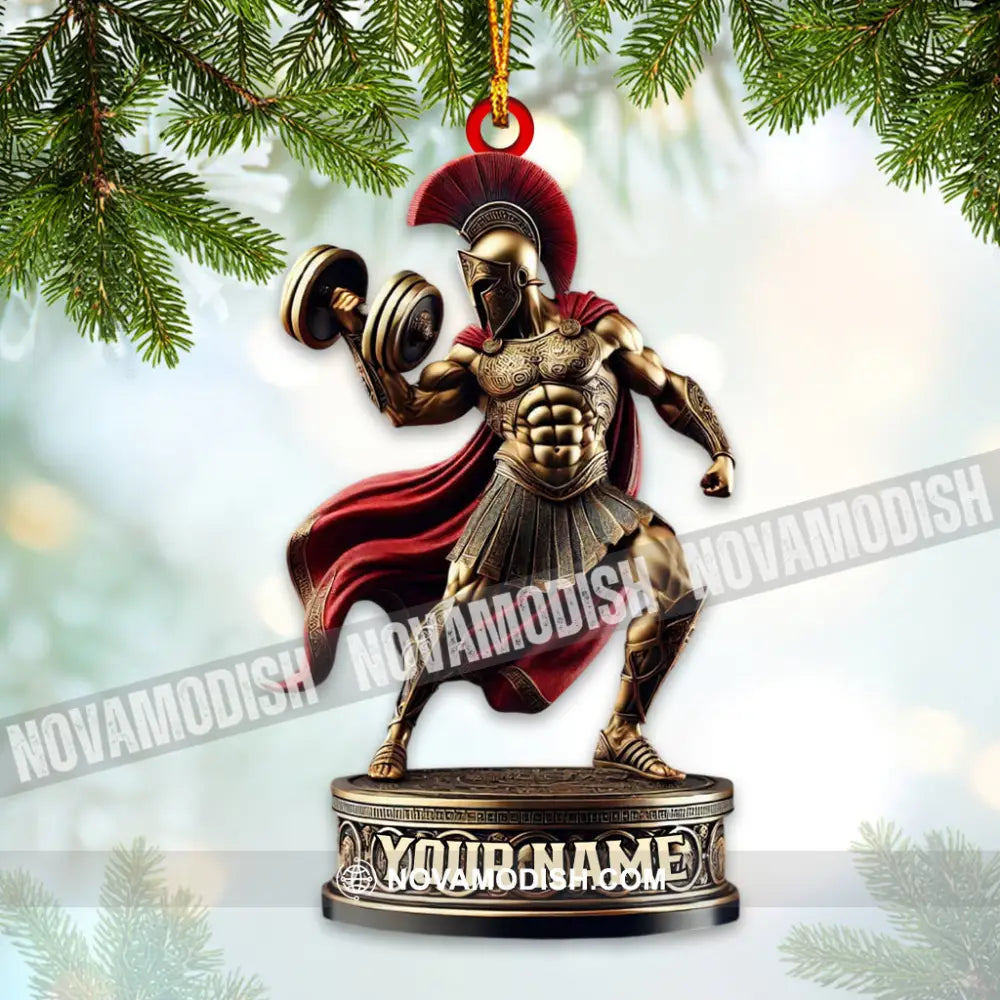 Roman Soldier Christmas Home Decor Ornament Personalized