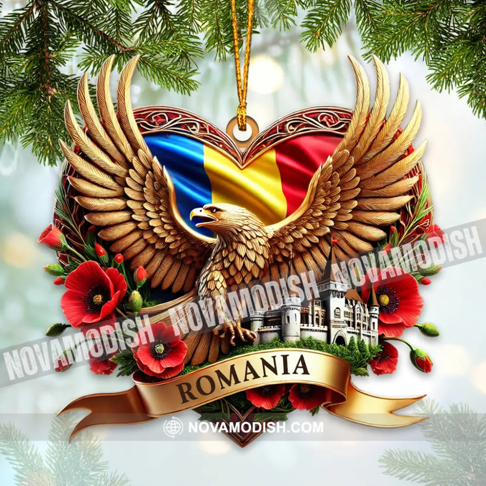 Romania Icon Ornament Personalized