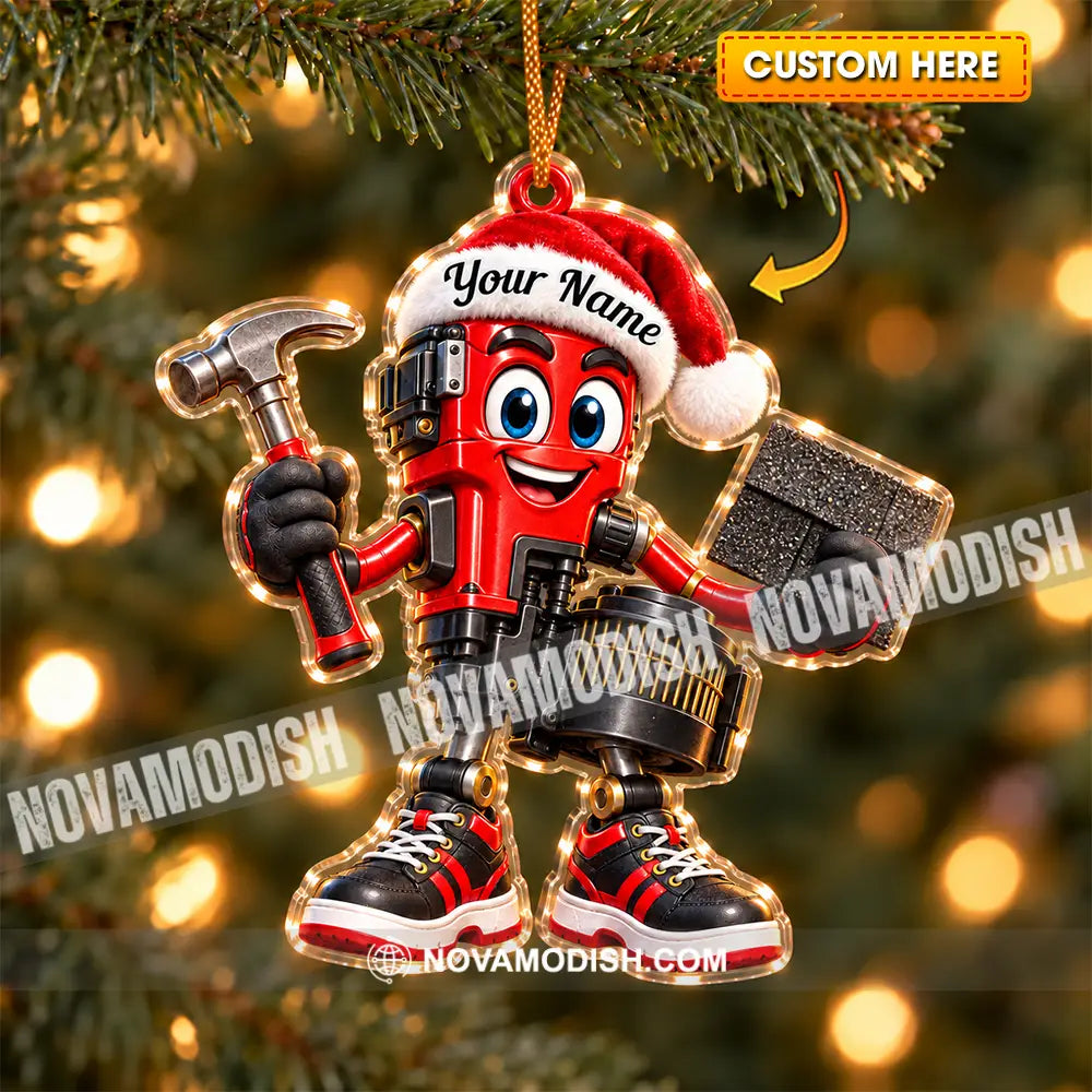 Roofer Home Decor Christmas Ornament Personalized Ornament - 3.54’’ / 1 Ornament - Ornament