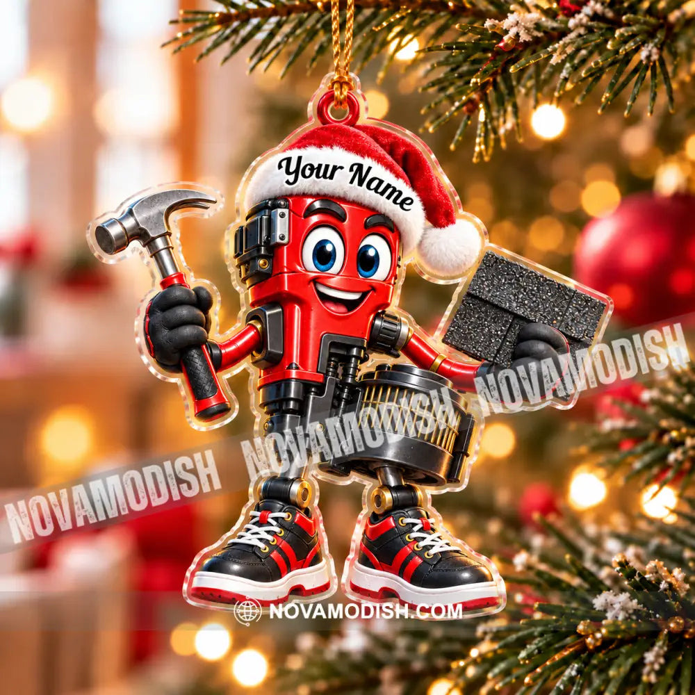 Roofer Home Decor Christmas Ornament Personalized Ornament - Ornament
