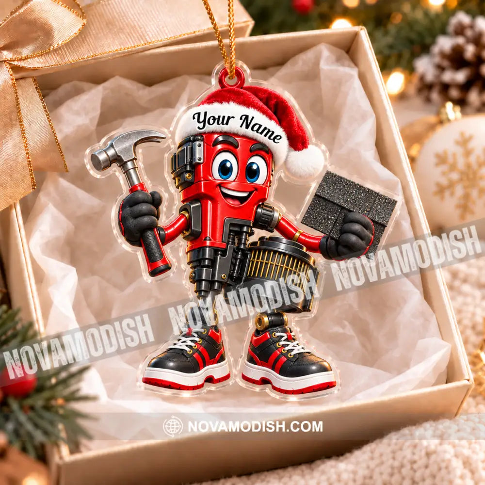 Roofer Home Decor Christmas Ornament Personalized Ornament - Ornament