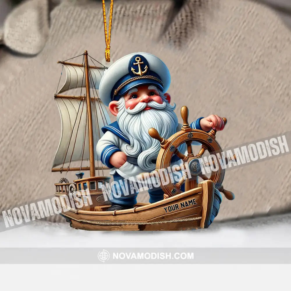 Sailor Santa Home Decor Christmas Ornament Personalized