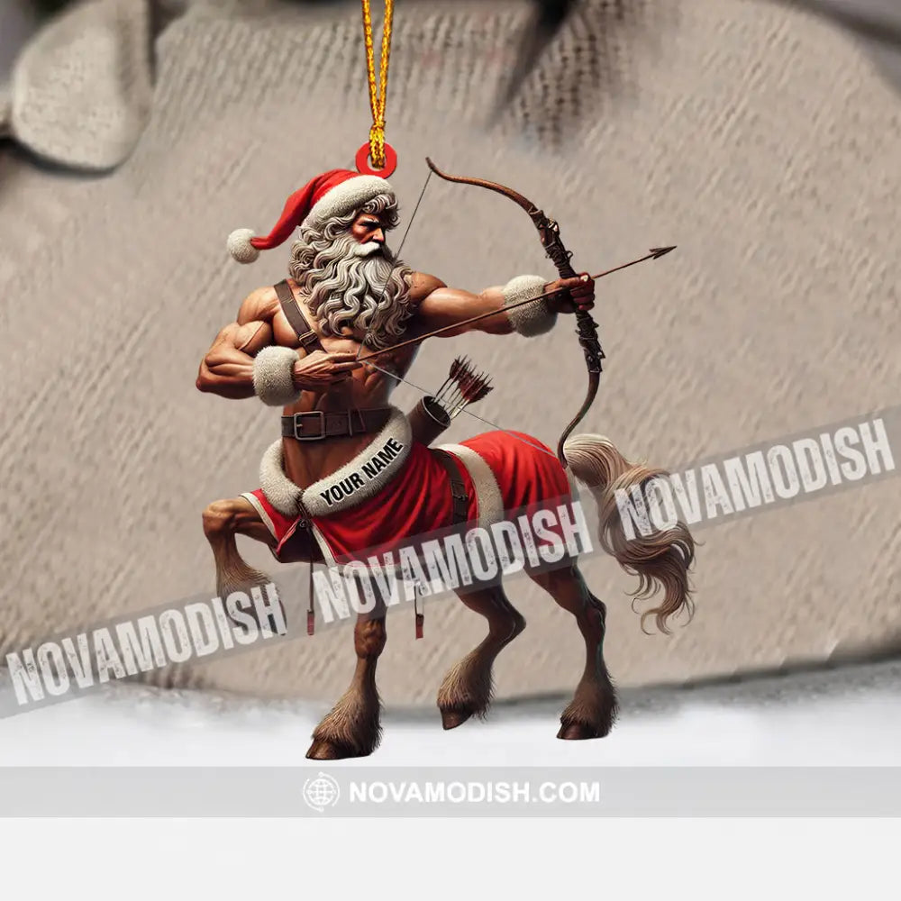 Santa Centaur Home Decor Christmas Ornament Personalized