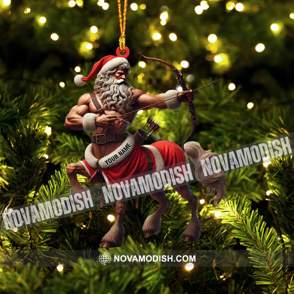 Santa Centaur Home Decor Christmas Ornament Personalized