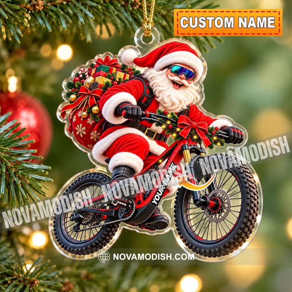 Santa Coming Home Decor Christmas Ornament Personalized Ornament - 3.54’’ / 1 Ornament - Ornament