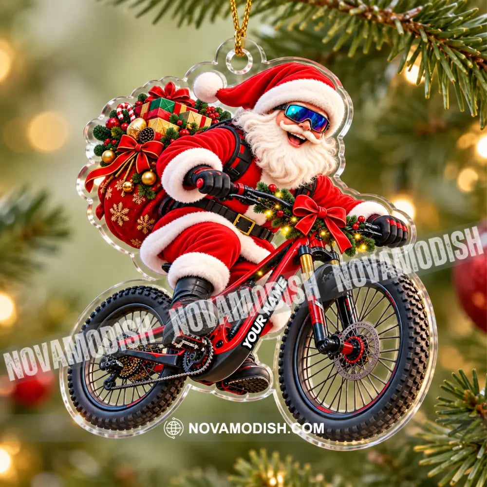 Santa Coming Home Decor Christmas Ornament Personalized Ornament - Ornament