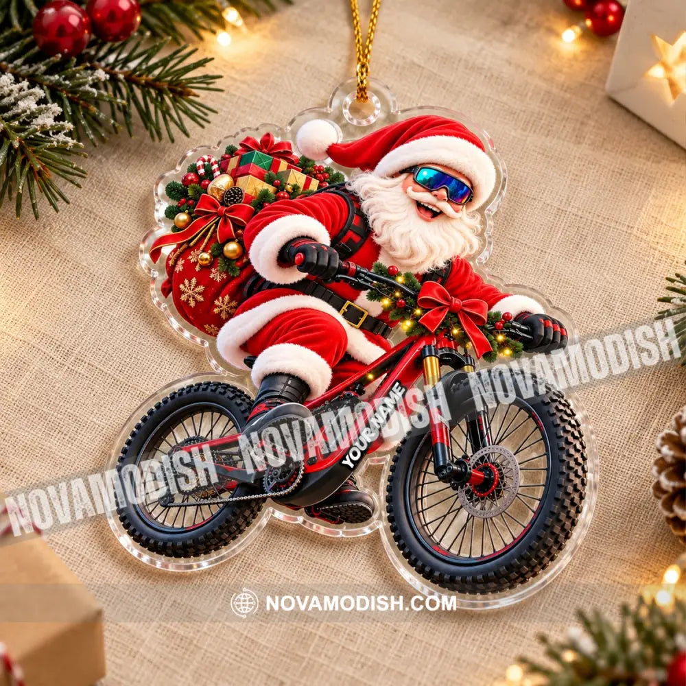 Santa Coming Home Decor Christmas Ornament Personalized Ornament - Ornament