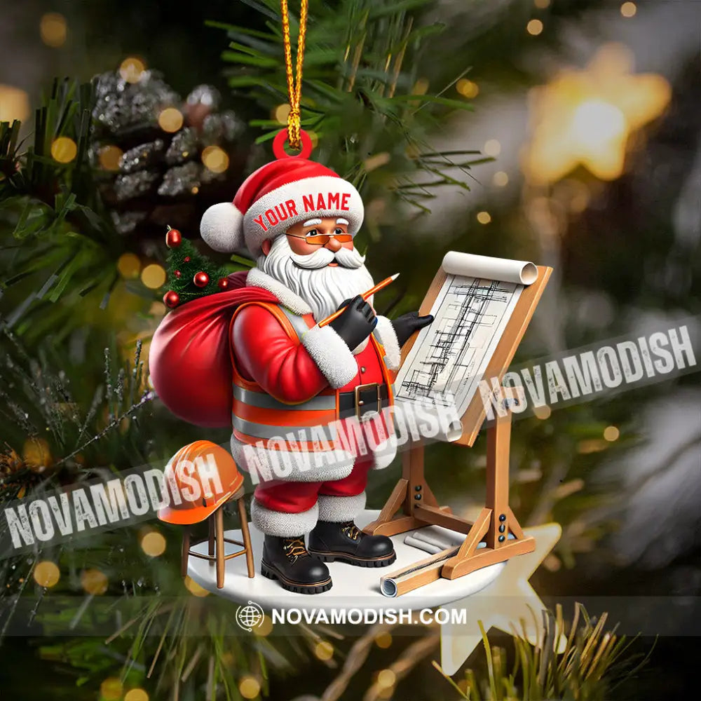 Santa Designer Home Decor Christmas Ornament Personalized