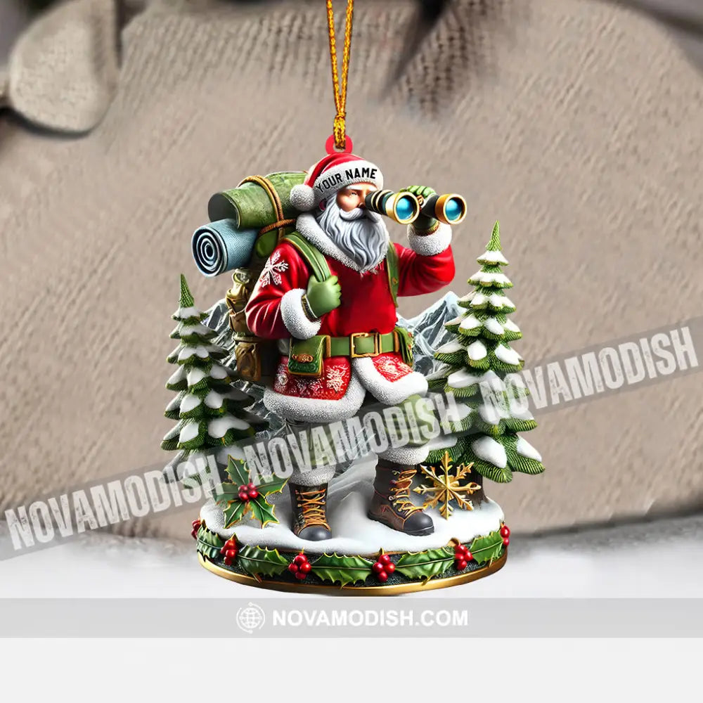 Santa Discovery Home Decor Christmas Ornament Personalized