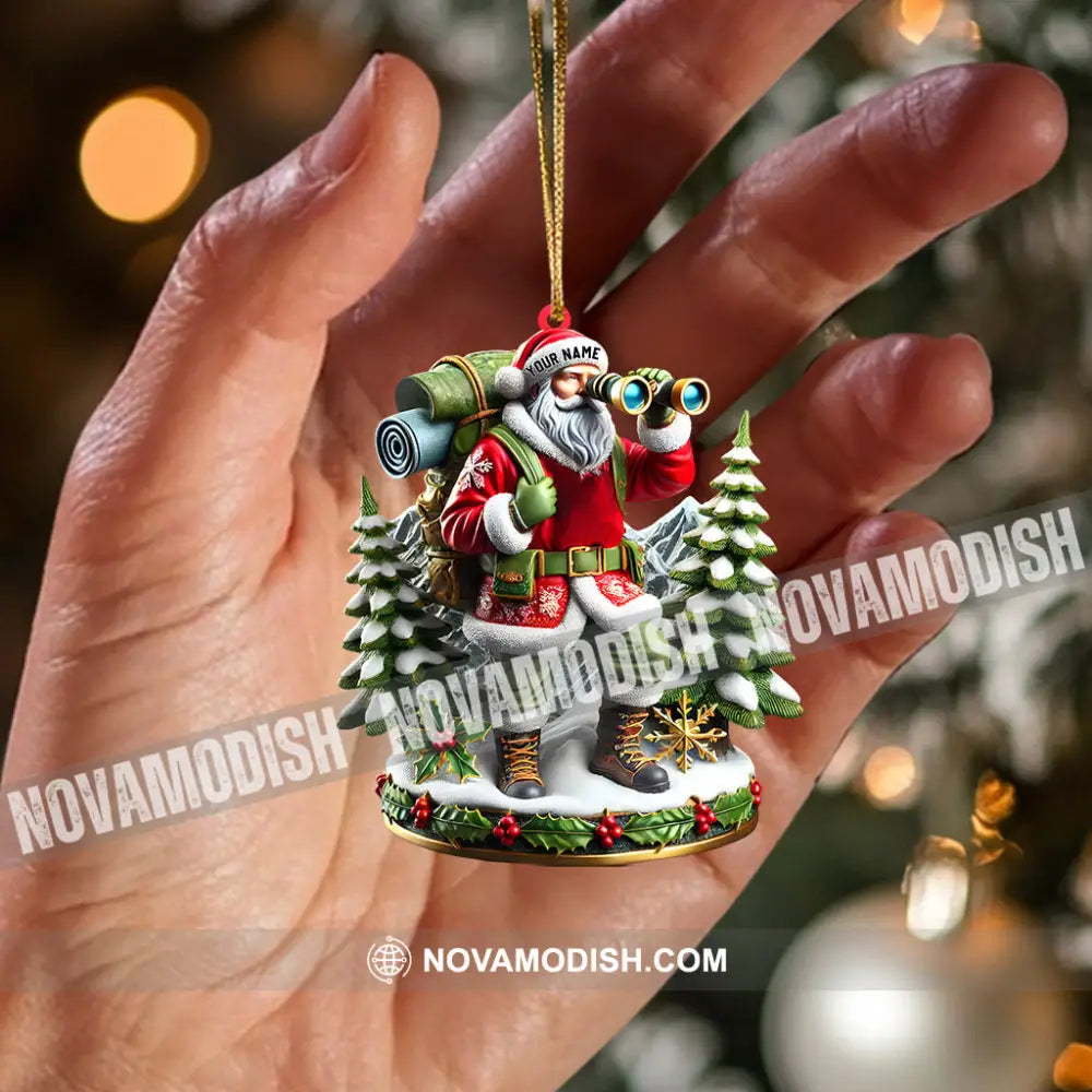 Santa Discovery Home Decor Christmas Ornament Personalized