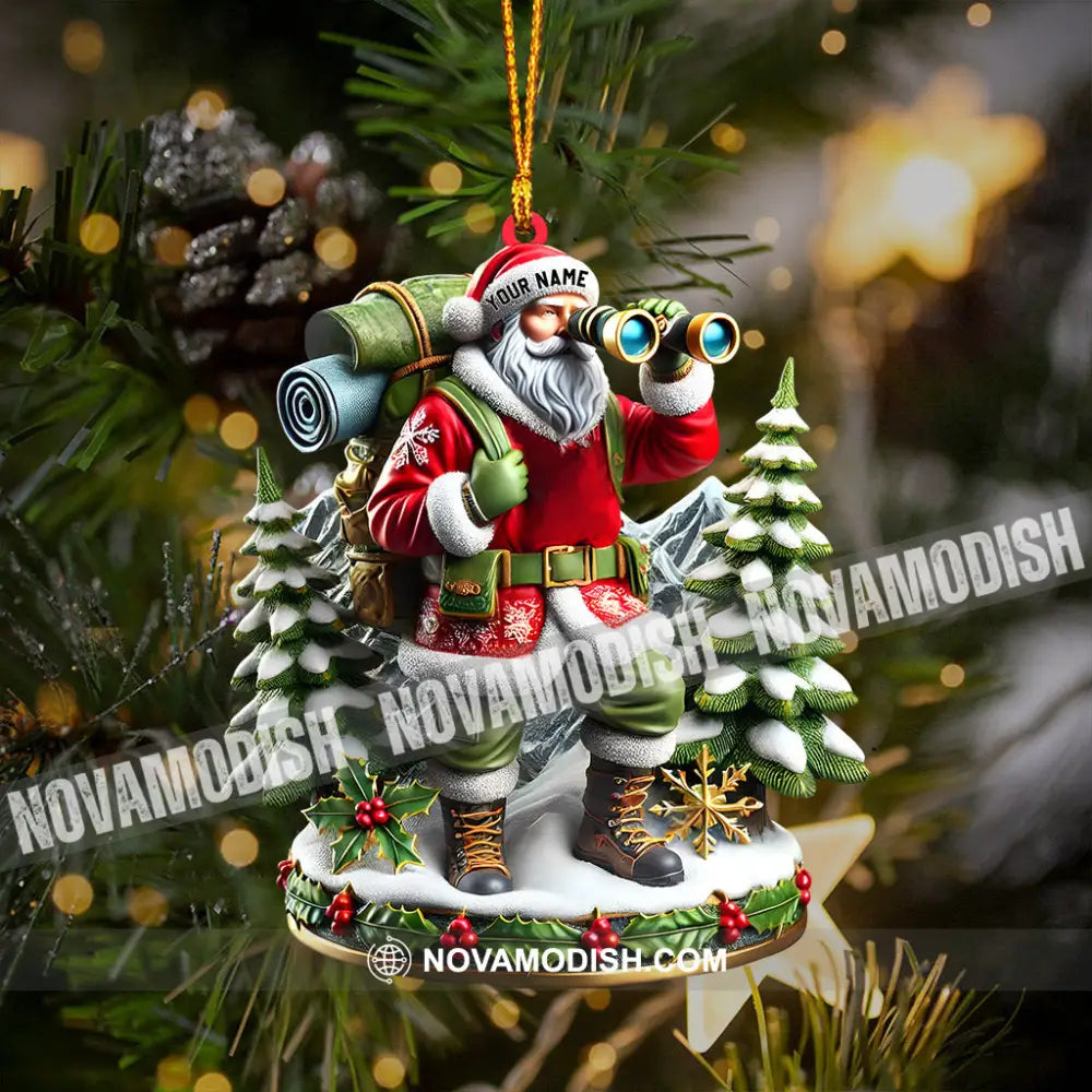 Santa Discovery Home Decor Christmas Ornament Personalized