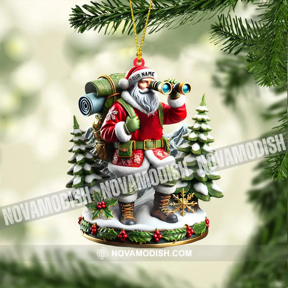 Santa Discovery Home Decor Christmas Ornament Personalized