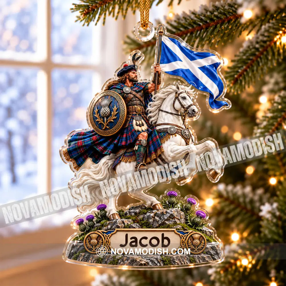 Scotland Home Decor Christmas Ornament Personalized Ornament - Ornament
