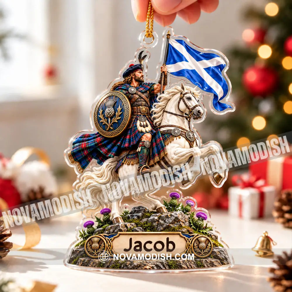 Scotland Home Decor Christmas Ornament Personalized Ornament - Ornament