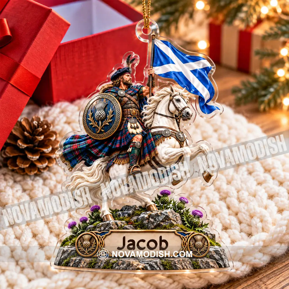 Scotland Home Decor Christmas Ornament Personalized Ornament - Ornament
