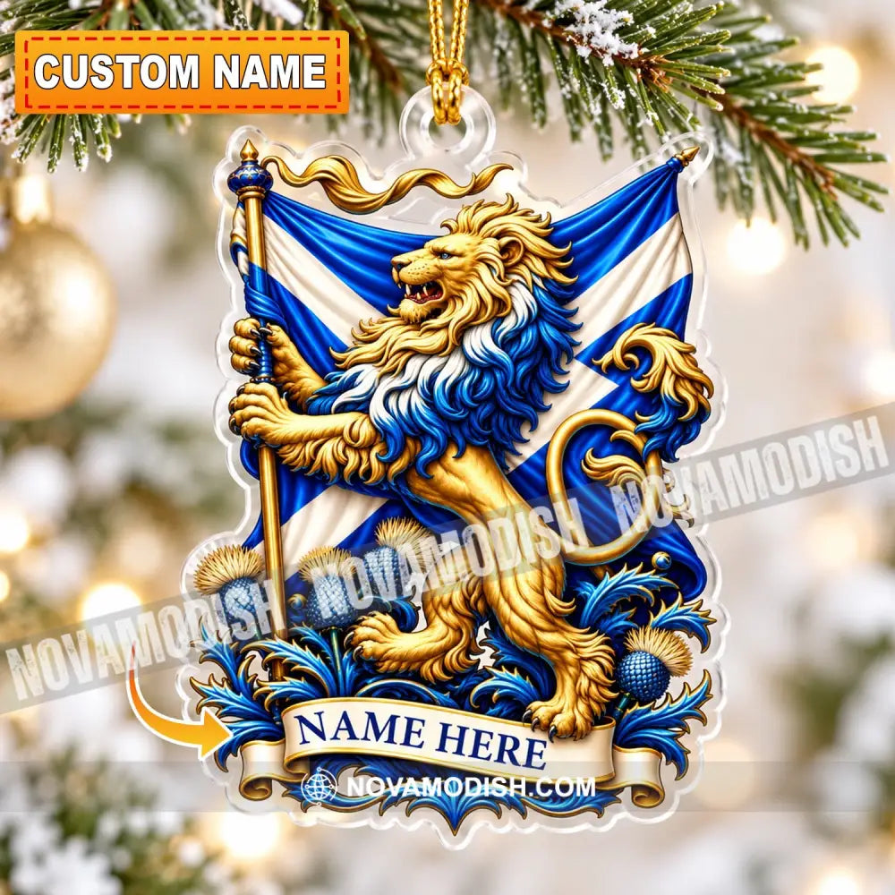 Scottish Home Decor Christmas Ornament Personalized Ornament - 3.54’’ / 1 Ornament - Ornament