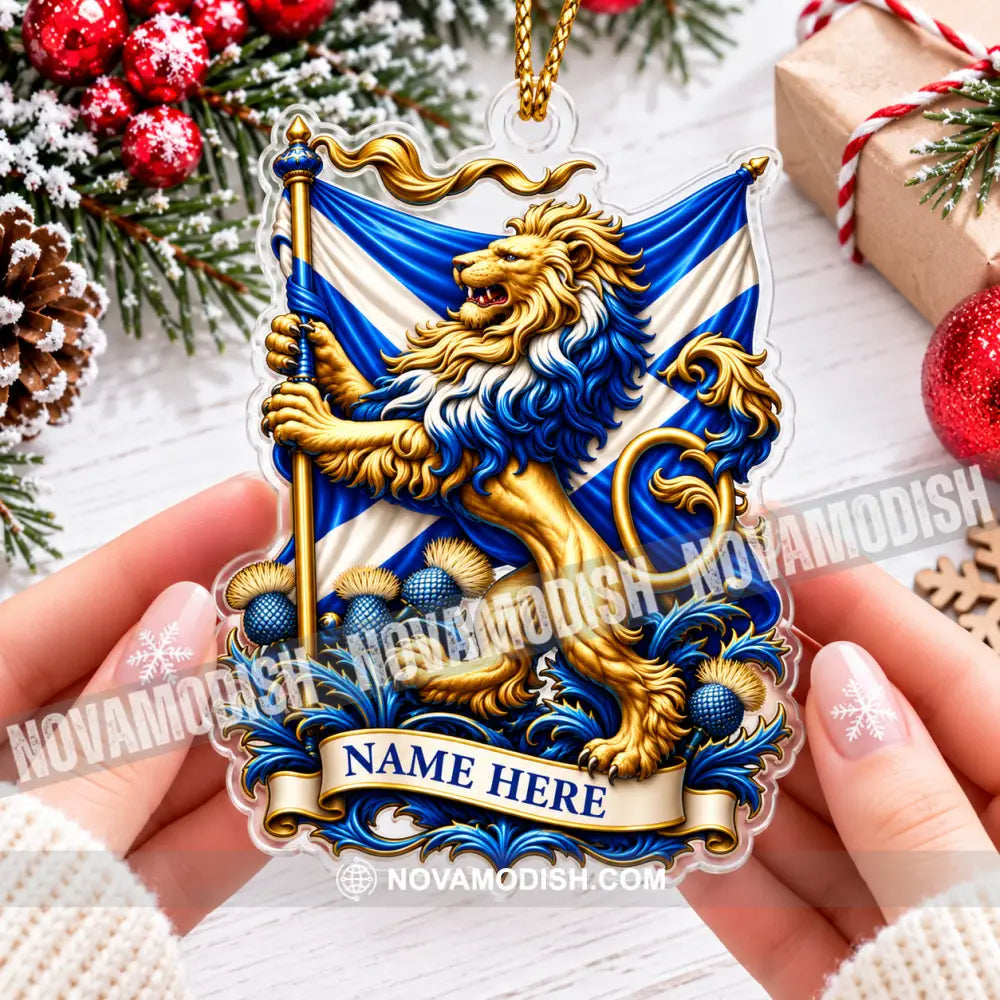 Scottish Home Decor Christmas Ornament Personalized Ornament - Ornament