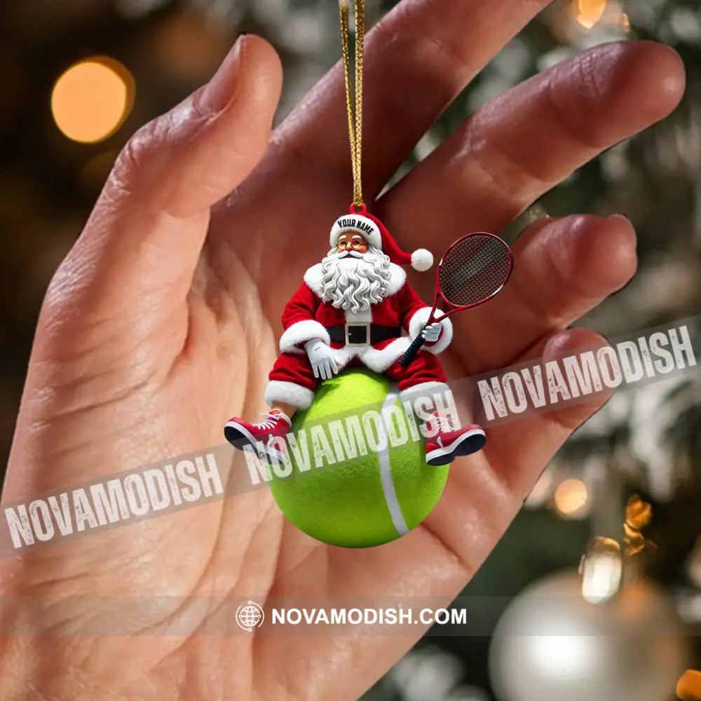 Sport Lover Santa Home Decor Christmas Ornament Personalized