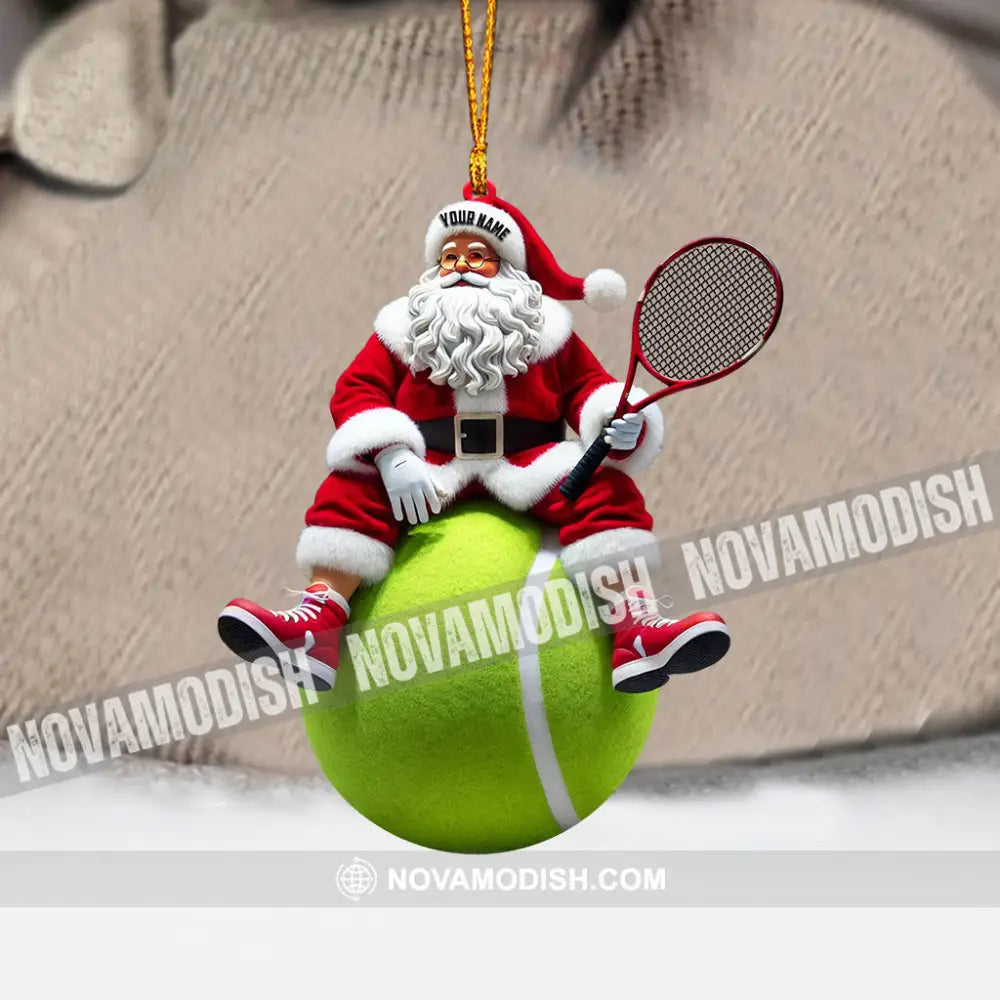 Sport Lover Santa Home Decor Christmas Ornament Personalized