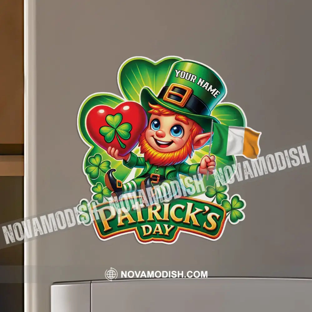 St.patrick’s Day Fridge Magnet - Personalized 3.54’’ / 1 Piece